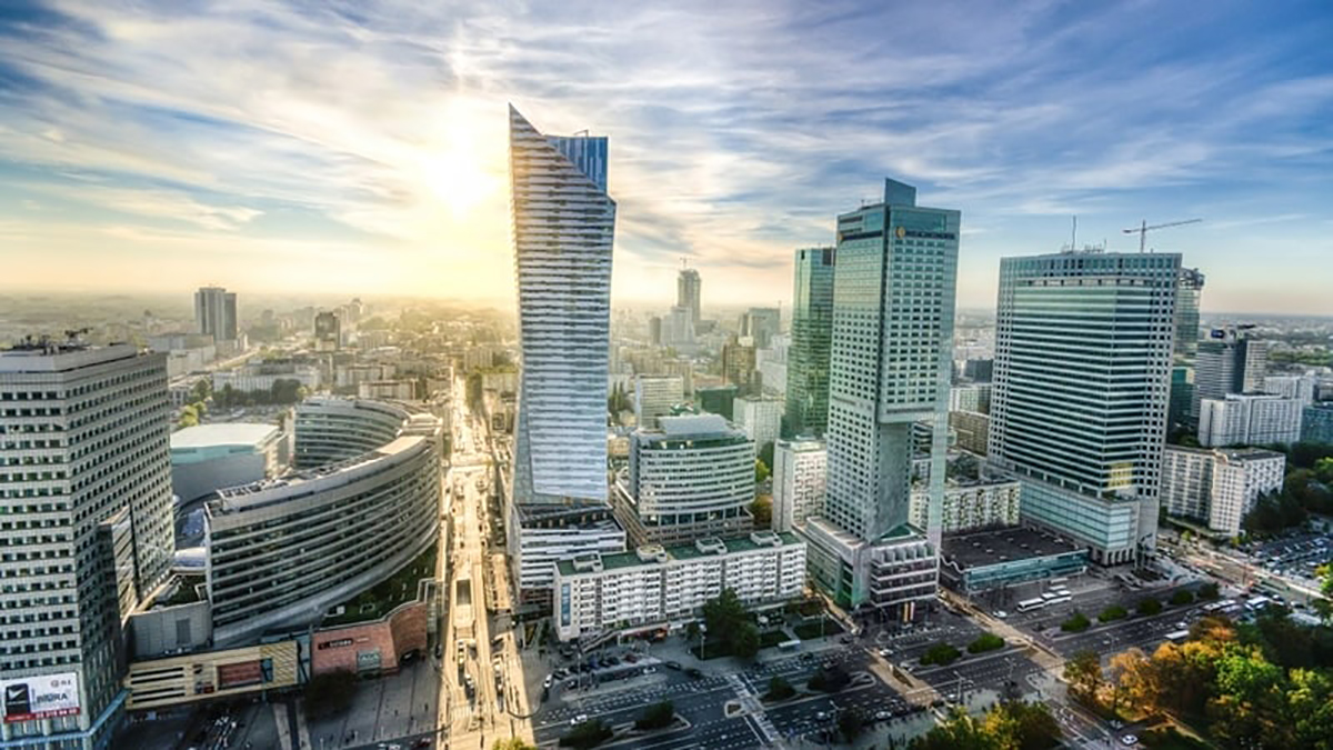 Panorama centrum Warszawy fot. Pixabay.com